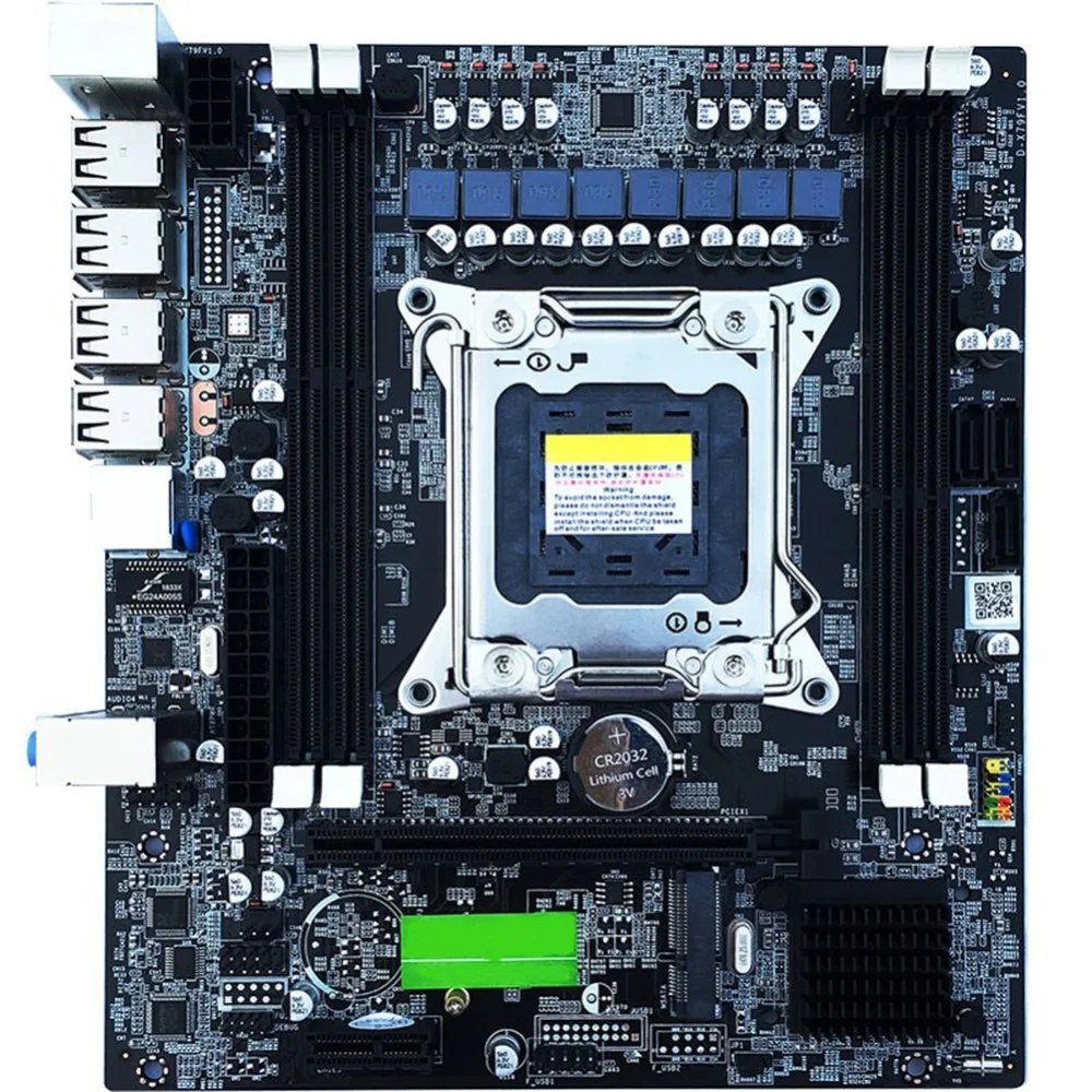 X79 E5 настольный компьютер плата LGA 2011Pin 4 Каналы RECC игровая материнская плата платформа ЦП Поддержка i7 Xeon для Intel H61 P67