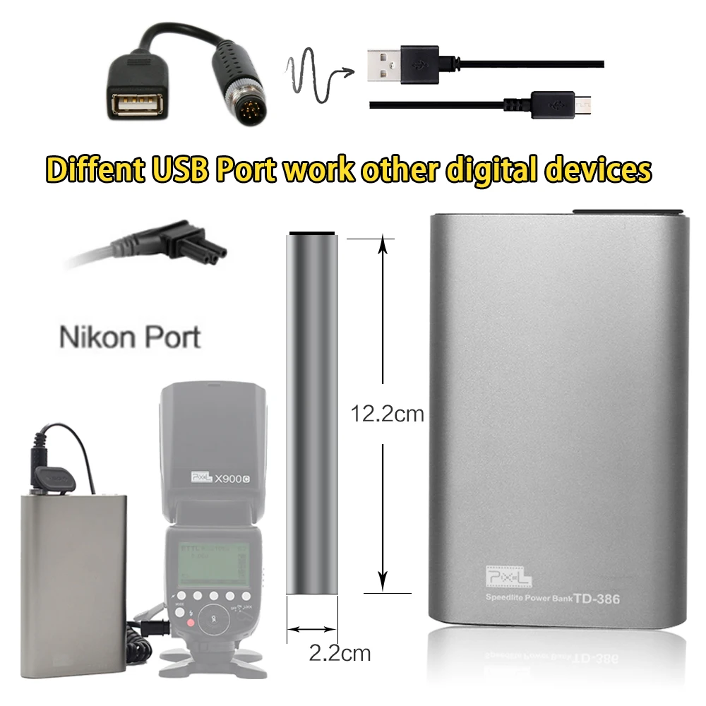 INSEESI Pixel TD 386 для Nikon Yongnuo YN560III или другого оборудования USB порт Высокое качество