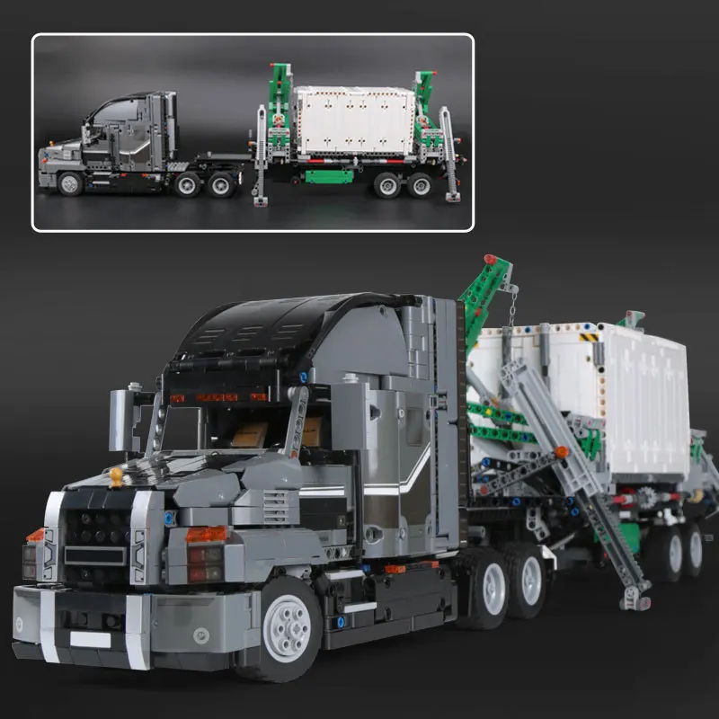 

Lepin 20076 2907 pcs Technic Series The Mack Big Truck Set Building Blocks Bricks Compatible 42078 Educational Toys For Children