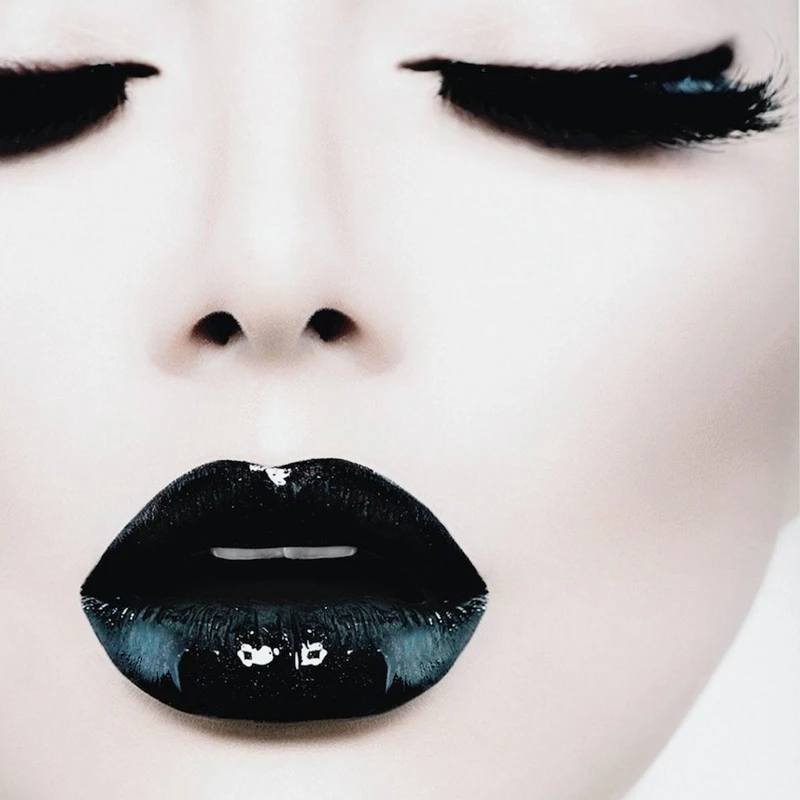 Gaga Wall Art плакат губ и ресниц принты женская модная Холст Картина девушки номер
