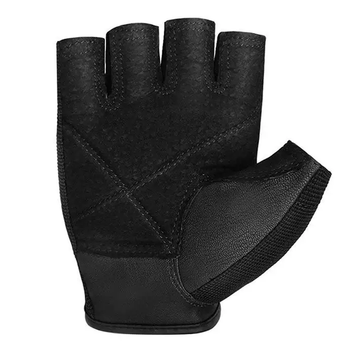 Мужчины Велоспорт гребли Тяжелая атлетика мощное сцепление половина пара пальцев спортивные черные перчатки спортивные взрослые