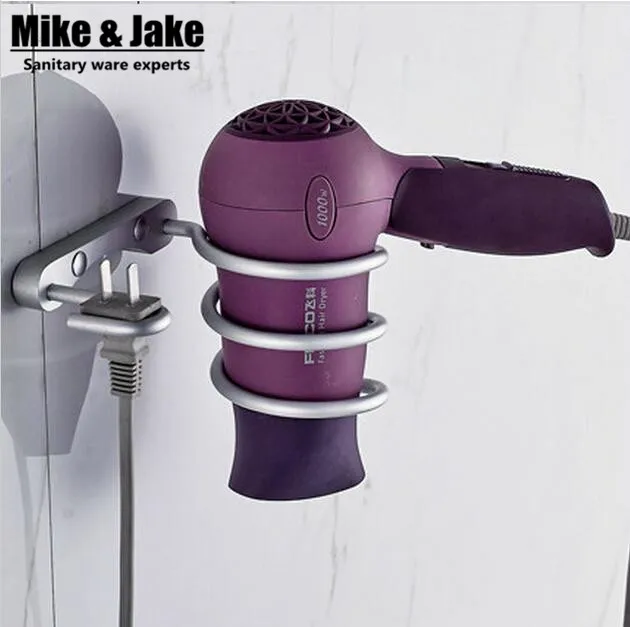 Promo Offer Bathroom shelf dryer rack with holder hair dryer rack