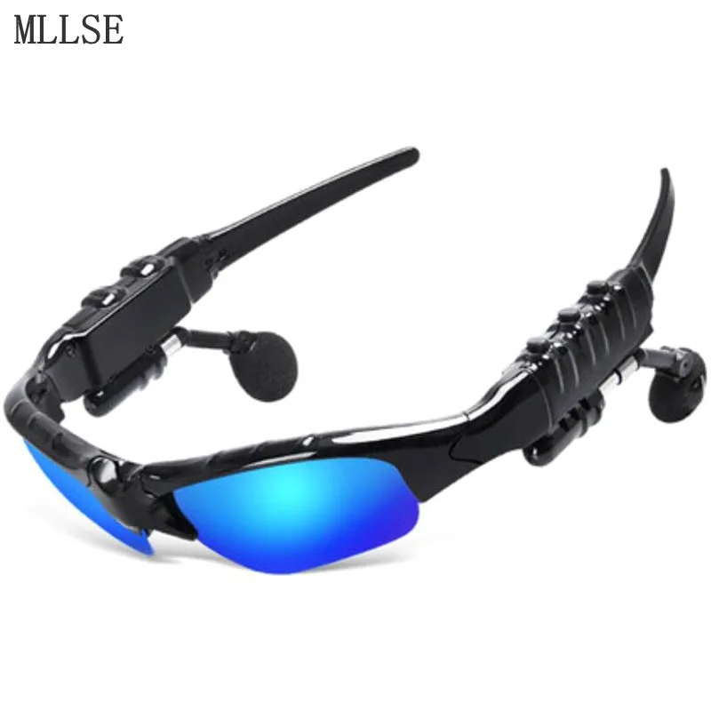Аниме Hatsune Miku солнцезащитные очки с наушниками Bluetooth 4,1 Стерео Музыкальная гарнитура спортивные беспроводные наушники для Iphone samsung htc MP3