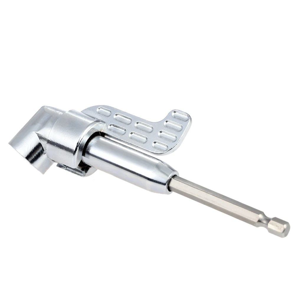 

1/4" Hex Shank Power Magnetic Bit Angle Driver Screwdriver Bits Holder W/Keyless Drill Bit Chuck Quick Change Adapter Converter
