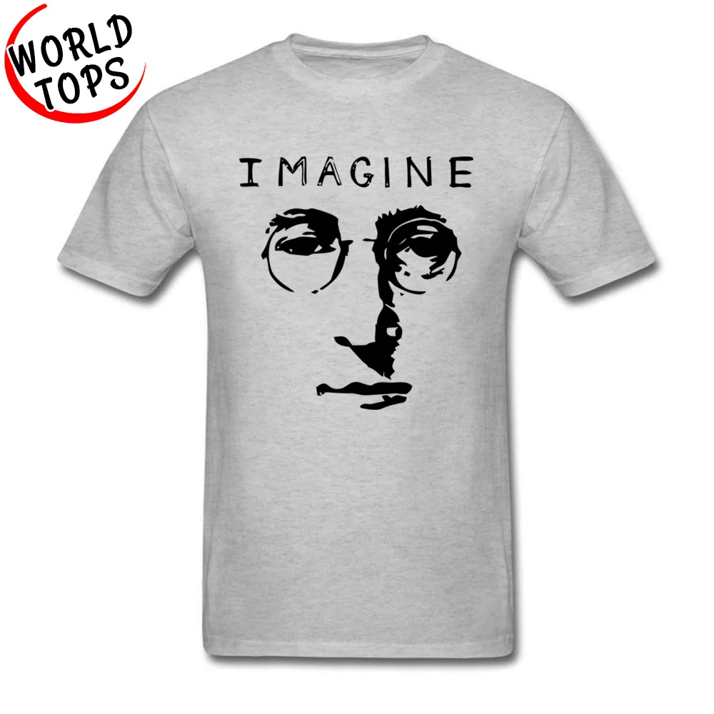 Живопись Изображения Футболка Джон Леннон Imagine свободного покроя с коротким