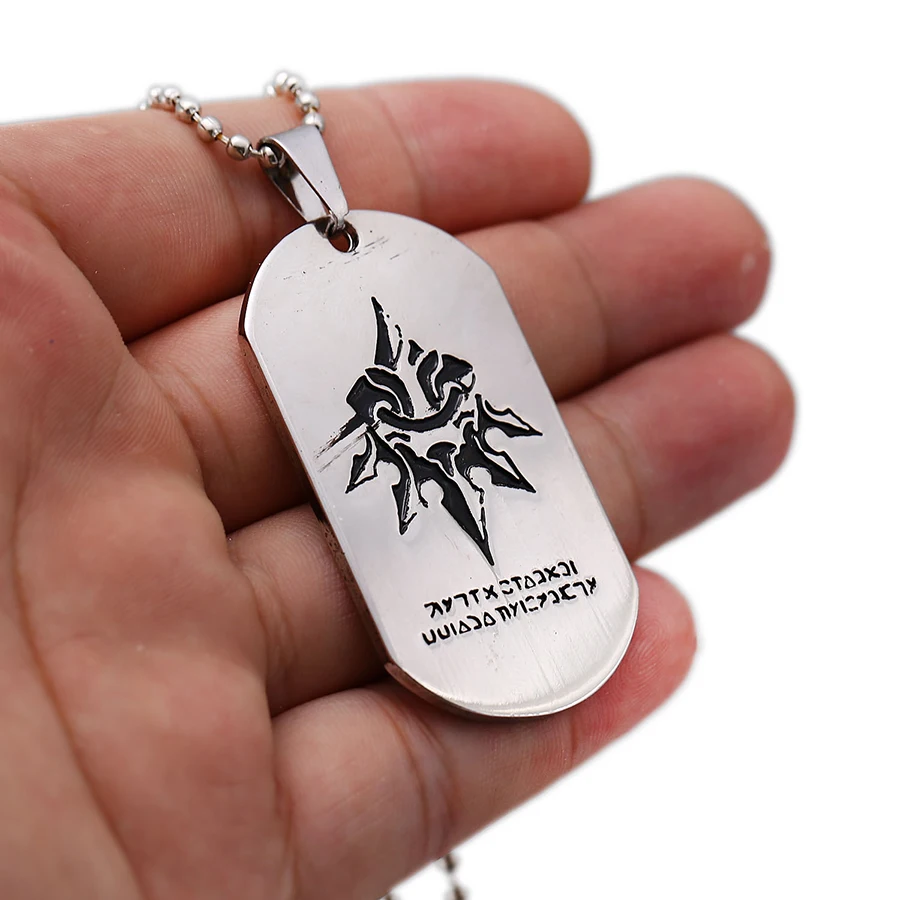 Nier Automata Dog Tag Pendant Necklace Game Souvenir Jewelry Christmas