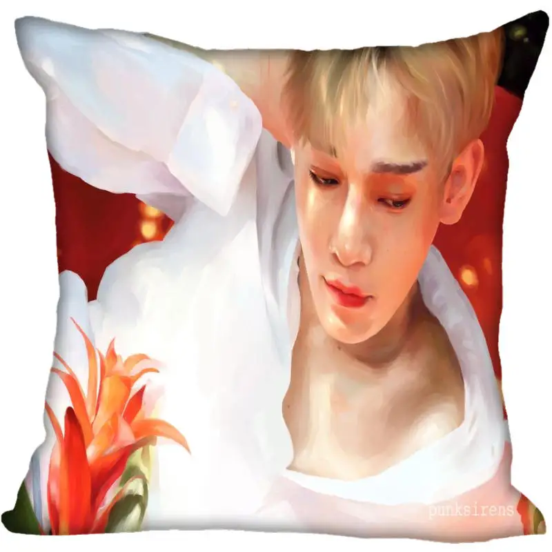 Наволочки шелковые с принтом Kpop EXO Chen 40x40 см 35x35 см|Наволочка| |