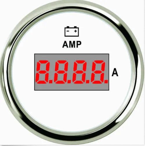 52 мм белый цифровой амперметр 150A PEA2-WS+/- 150