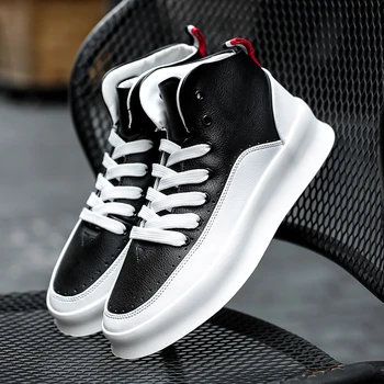 

Hip Hop Streetwear Men Chunky Sneakers Casual Shoes Tenis Sapato Masculino Retro High Platform Sneakers Basket Man Walking Shoes