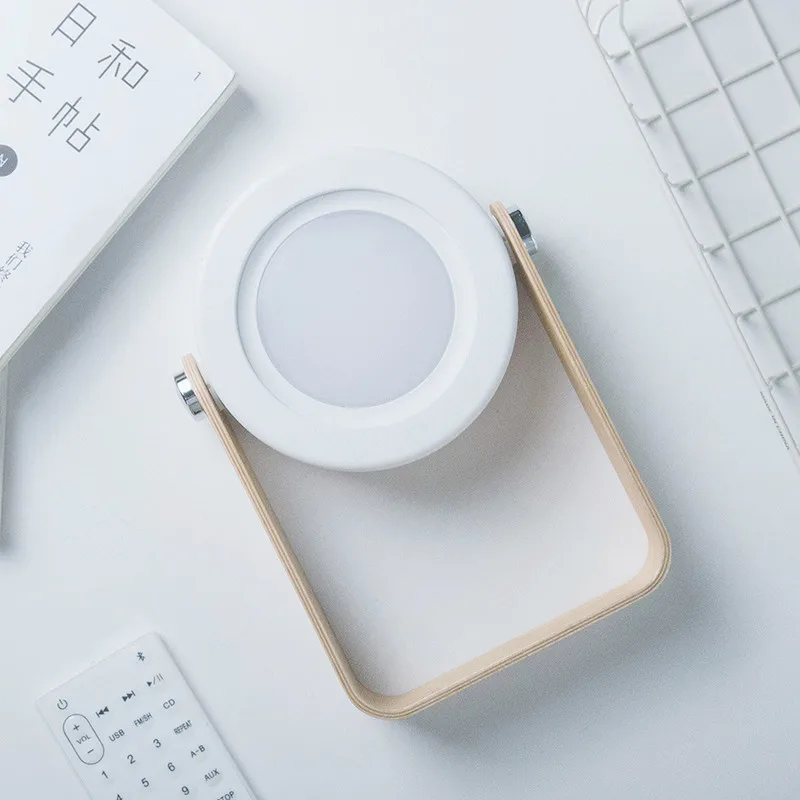 Силиконовый светодиодный фонарь с USB светильник перезаряжаемый деревянная