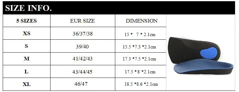 2016 New Camping Hiking Walking 1pair 3D Premium 3-4 Orthotic Insole Shoe Cushion Arch Support Flat Feet Pronation Free Shipping (5)