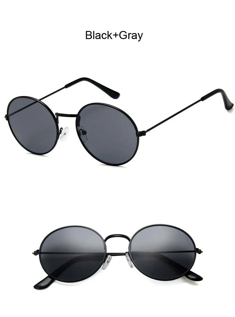 Ретро овальные солнцезащитные очки для мужчин и женщин, фирменный дизайн, UV400, Ретро стиль, металлическая оправа, солнцезащитные очки, мужские, женские, модные, Lunette De Soleil Femme
