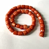 One Strand Orange Red Coral 6-10mm roundel Barrel beads gem stone coral jewelry DIY beads 15.5