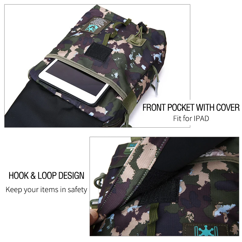  Men's Bag Messenger Bag Male Waterproof Nylon Camouflage Satchel Over the Shoulder Crossbody Bags H - 32846969119