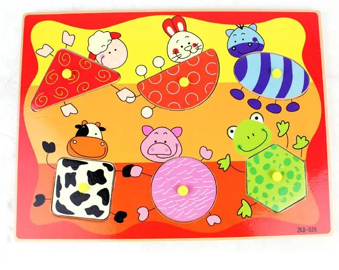 

Free shipping,Delivery is free, children's educational toys, animal shape puzzle, geometrical makeup, animal shape makeup