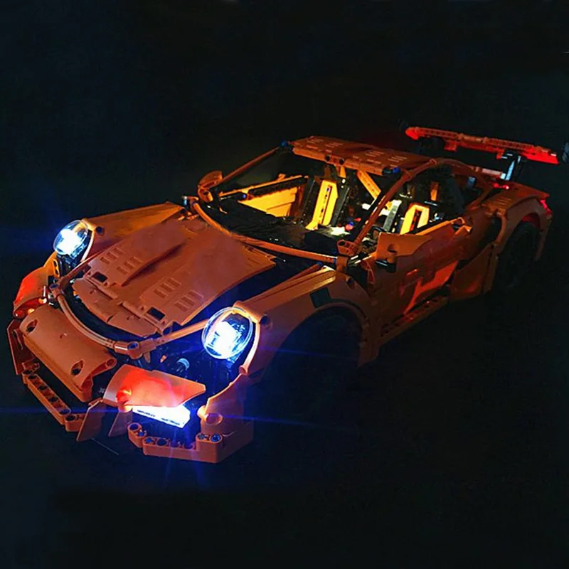 

Led Light Set For Lego 42056 Compatible 20001 Porsche technic race Car Building Blocks Bricks technic raceing Cars (only light)