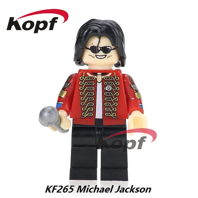 Best Price 20Pcs Building Blocks Super Heroes Custom Halloween Michael Jackson Thriller Zombie Powerman Power-Man Toys for children KF265