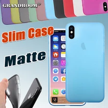 50 шт. 0,3 мм PP Тонкий матовый прозрачный чехол мягкий сверхтонкий для iPhone 11 Pro Max XS XR X 8 7 6 6S Plus чехол для телефона