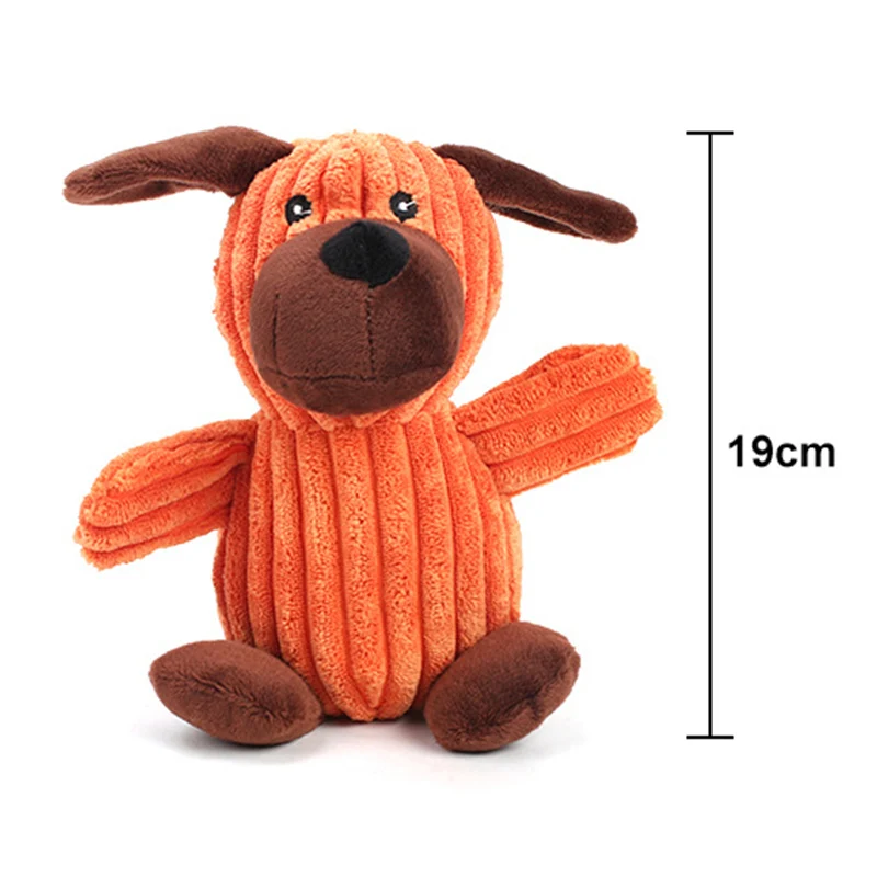 Устойчивая к укусам щенок большая собака жевательная игрушка материал плюшевые игрушечные собаки для маленьких и крупных собак скрип интерактивные домашние животные игрушки кролик лиса обезьяна