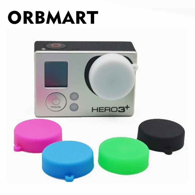 Аксессуары для камеры ORBMART Go Pro защитный силиконовый чехол объектива GoPro Hero 4 3 +