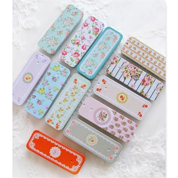 

Rectangle Shape Mini European Storage Box Small Box Candy Storage Box Wedding Favor Tin Box Cable Organizer Container Household
