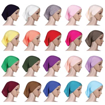 

BLINGSTORY Factory Middle East Turbans For Muslim Women Head Cover Headscarf Hijabs Wholesale Hijabs Dubai Scarf Dropship KKD301