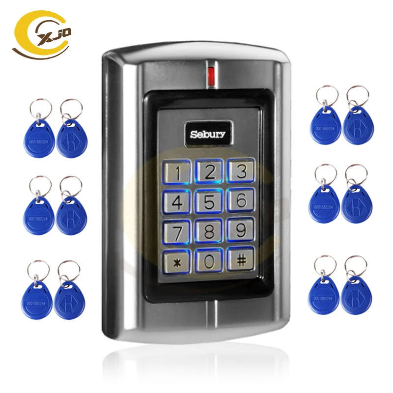 XJQ 1000 пользователей RFID Бесконтактная карта металлический Автономный контроль