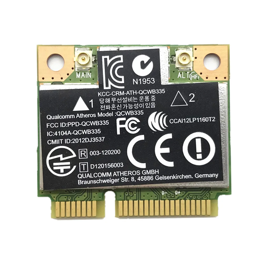 Для 655 CQ58 ENVY M4 M6 DV7 QCWB335 wifi беспроводной 150M+ Bluetooth BT 4,0 карты