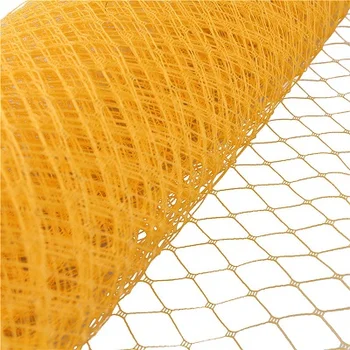 

Yellow or multiple colors 25cm Birdcage Veiling Millinery Hats Veil DIY Hair accessory fascinator veils material 10yard/lot LD01