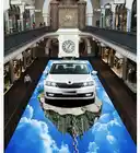 PVC boden aufkleber malerei Wandmalereien Den himmel und den blau sky Benutzerdefinierte Foto Boden 3D Wallpaper Moderne Kunst - 2