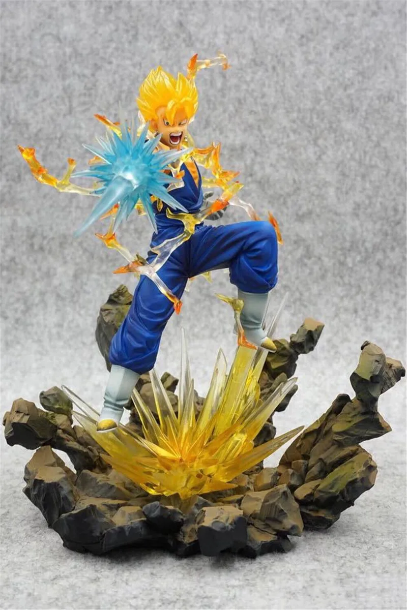 Dragon Ball Z Супер Vegetto фигурку игрушки в виде персонажа из Аниме Супер Саян Вегета ГОКу и Вегета Figuras куклы Brinquedos подарок