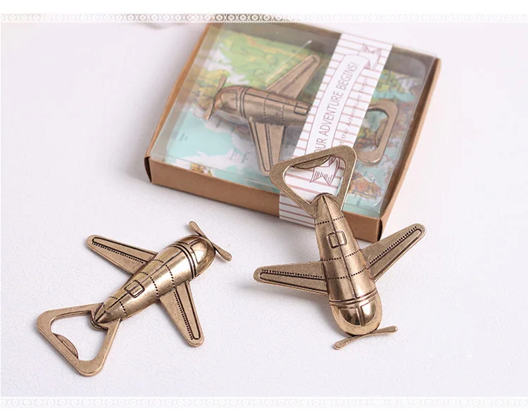 10 pcs/lot Free Shipping Antique Air Plane Airplane Shape Wine Beer