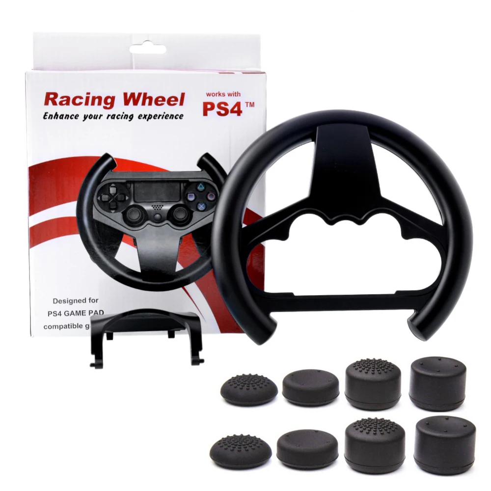For PS4 Gaming Racing Steering Wheel For PS4 Game Controller for Sony Playstation  4 Car Steering Wheel Driving Gaming Handle new - AliExpress