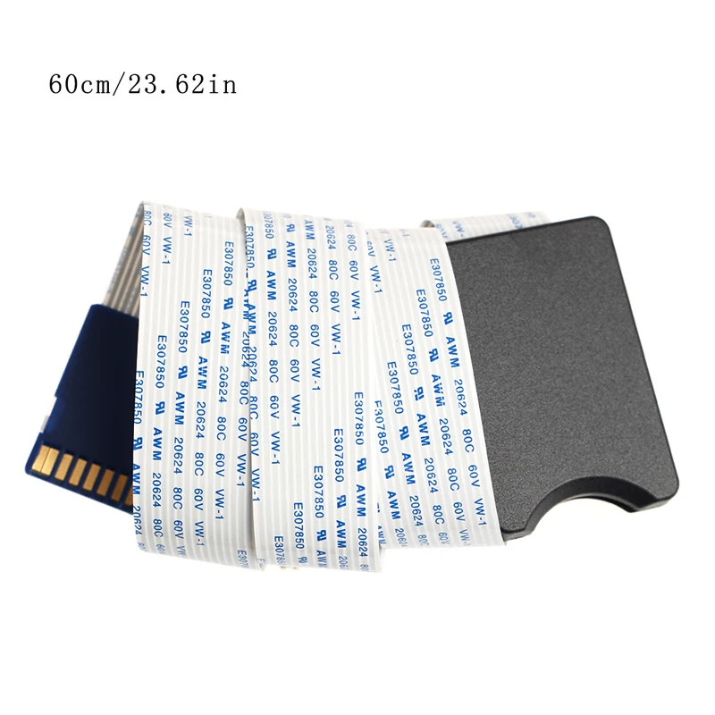 

SD SDHC SDXC Card Male To Female Flexible Extension Adapter Cable 60cm New hot