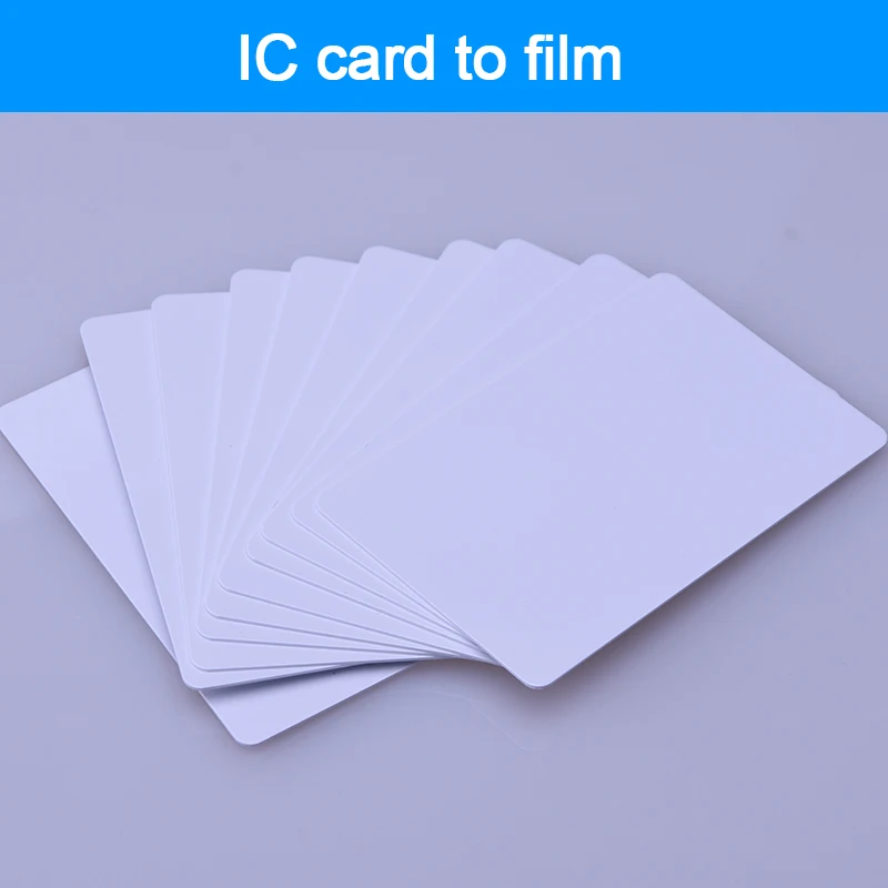 100 шт RFID карты 13 56 MF S50 Rfid ключ близости 0 8 мм карт IC тонкий для Система контроля