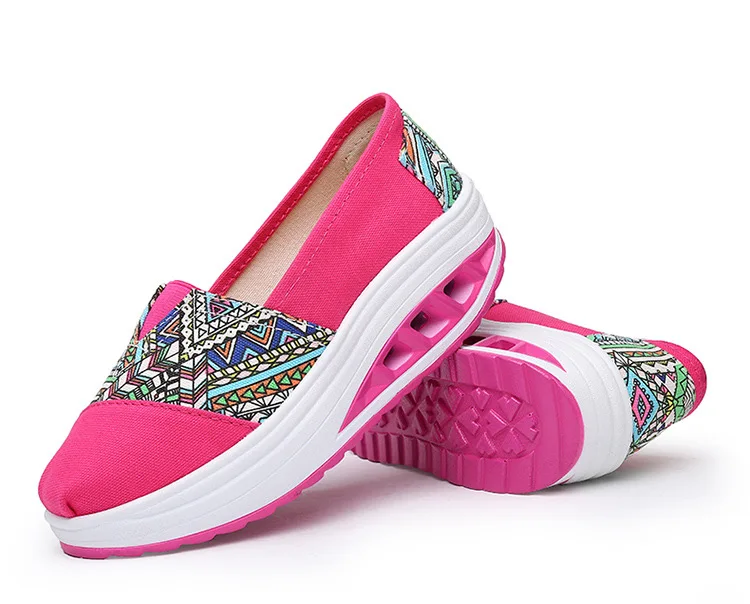 New Summer Flat women casual shoes Mixed Colors canvas Women Vulcanize Shoes comfortable black Slip-on sneakers footwear NBT993 7