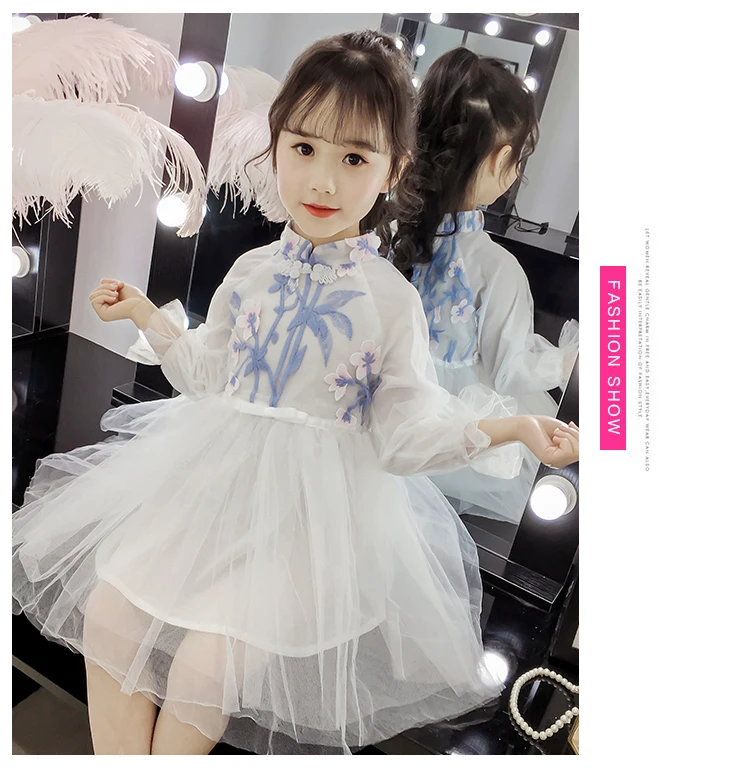 Летнее платье для девочек детское бальное платье в сеточку белого и розового цвета для девочек, милое праздничное платье детский костюм высокого качества подходит для От 4 до 15 лет
