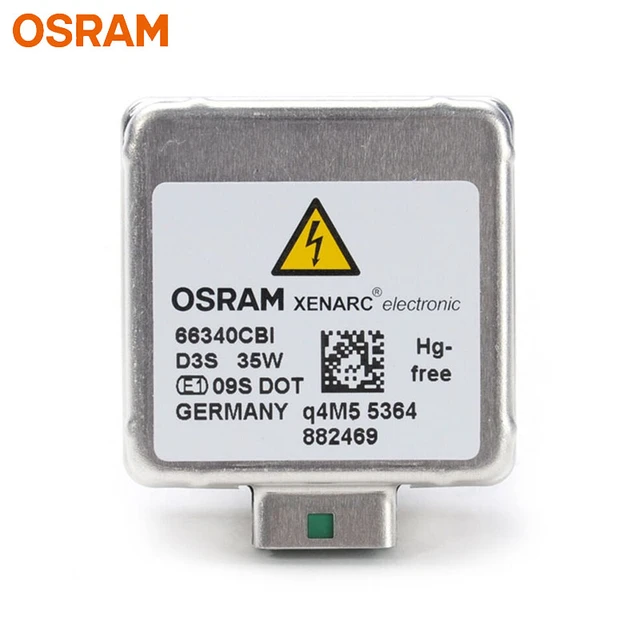 OSRAM Xenon HID D3S 66340CBI Cool Blue Advance 5500K Mega White Car Head  Lamp Auto Hi/Lo Beam Light More Bright (Single) - AliExpress