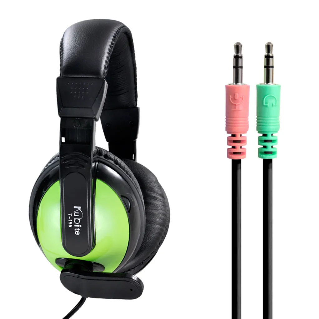 OMESHIN для T155 Kubite подростков с микрофоном Складные стерео DJ наушники 3,5 мм кабель игровые наушники