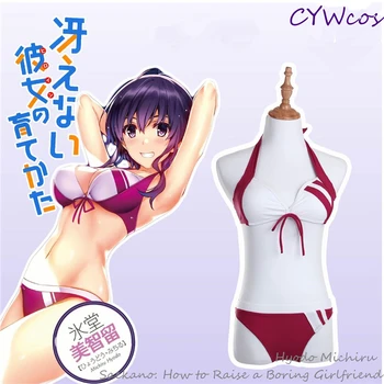

Saekano: How to Raise a Boring Girlfriend Anime Cosplay Hyodo Michiru Cosplay Costume Bikini Swimwear Women Summer Swimsuits