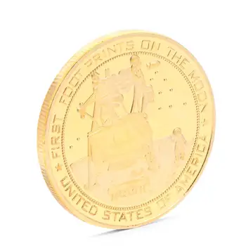 

For Apollo Commemorative Coins Copper Collection Gifts Souveniors Memory Zinc Alloy