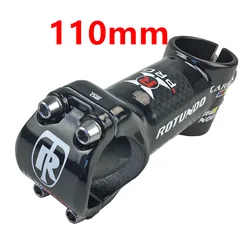 Premium Full Carbon Fiber Bicycle Stem - Lightweight 3K Carbon with 6 - Degree Angle (110mm)