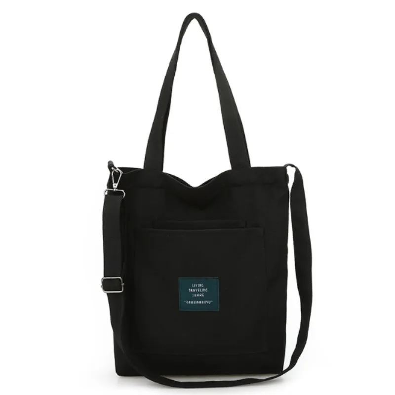 Холщовая дамская сумочка с надписью саквояж на одно плечо мессенджер через