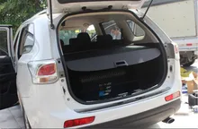 For Mitsubishi OUTLANDER 2013 2014 2015 Rear Trunk Security Shield Cargo Cover High Qualit Car Trunk