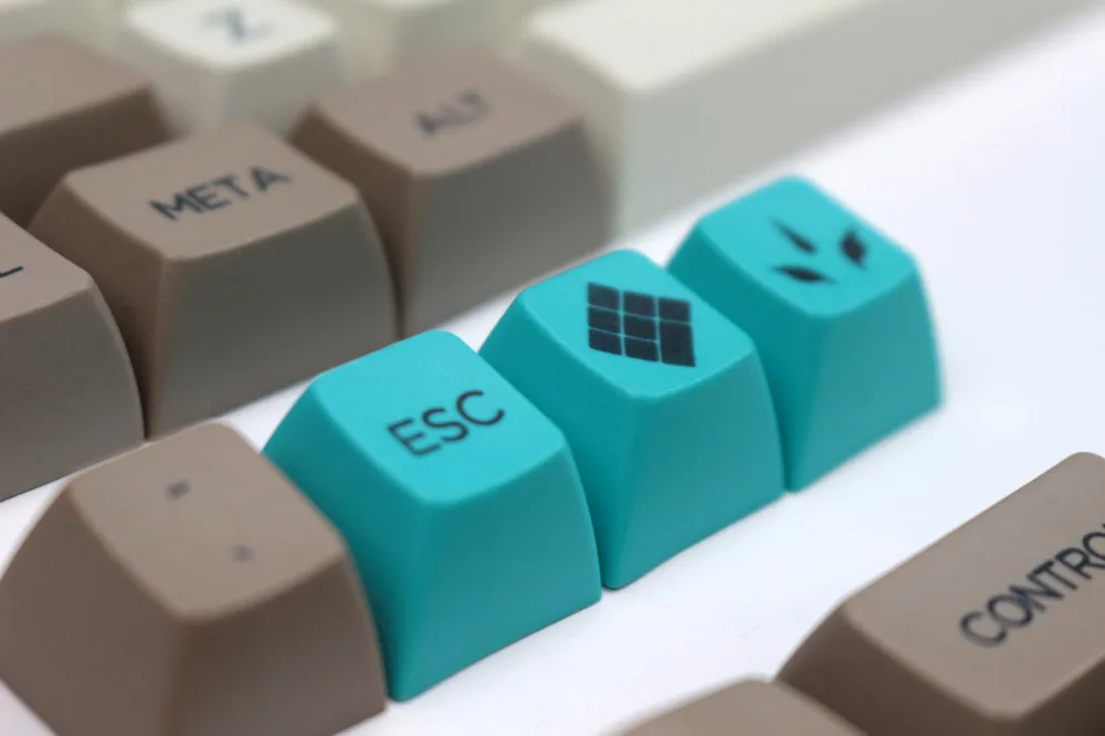 Прохладный Джаз ретро бежевый 134 клавиш SA PBT Keycap сублимационная клавиша Cherry MX switch keycaps для механической игровой клавиатуры