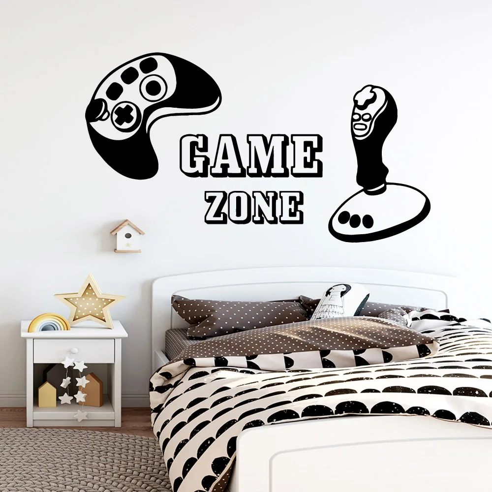 

Lovely game zone Wall Sticker Wall Art Stickers Modern Fashion Wallsticker Kids Room Nature Decor removable mural