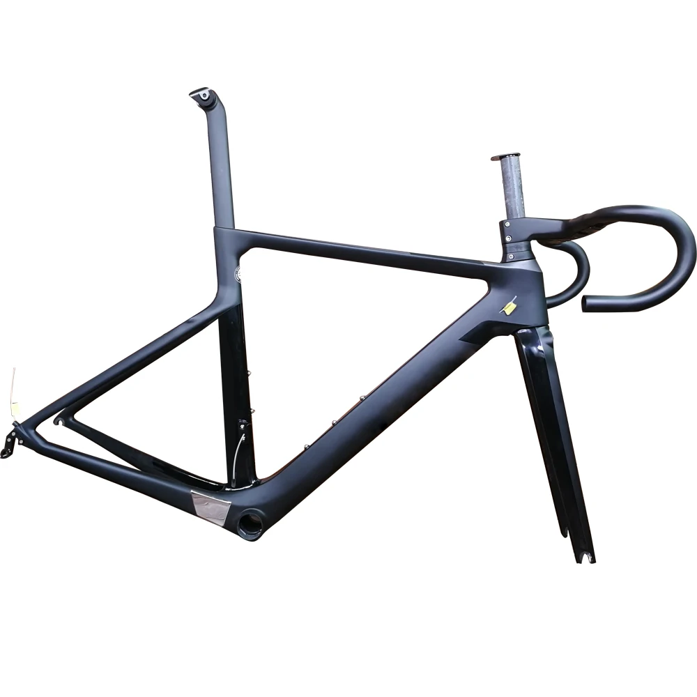 Clearance 2019 new TOP T1000 UD carbon road frame bicycle racing bike frameset can be disc brake disk +handlebar taiwan made XDB DPD ship 2