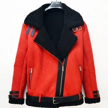 Spring and Autumn Velvet Fur Leather Coats For Men Vintage Man's Avirex Faux Leather Jackets Imported Winter Mens Overcoats A311