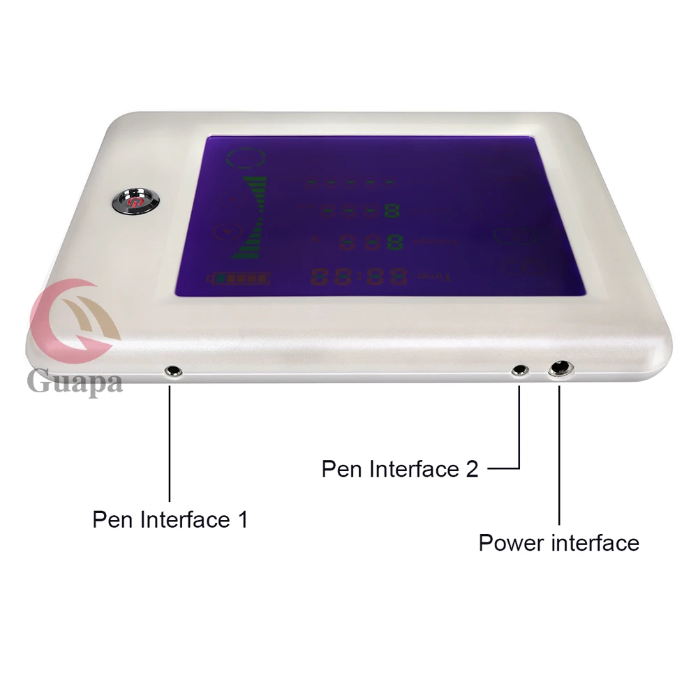 Сенсорный экран Перманентная тату машинка для макияжа Цифровая Электрическая Вращающаяся ручка MTS PMU система макияж машина с перезаряжаемой панелью
