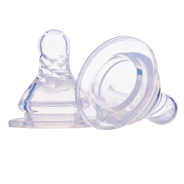 standard mouth baby nipple round hole silicone infant pacifier milk baby bottle niple size